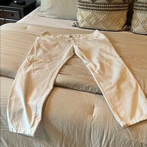 American Eagle Outfitters Cream Pants
